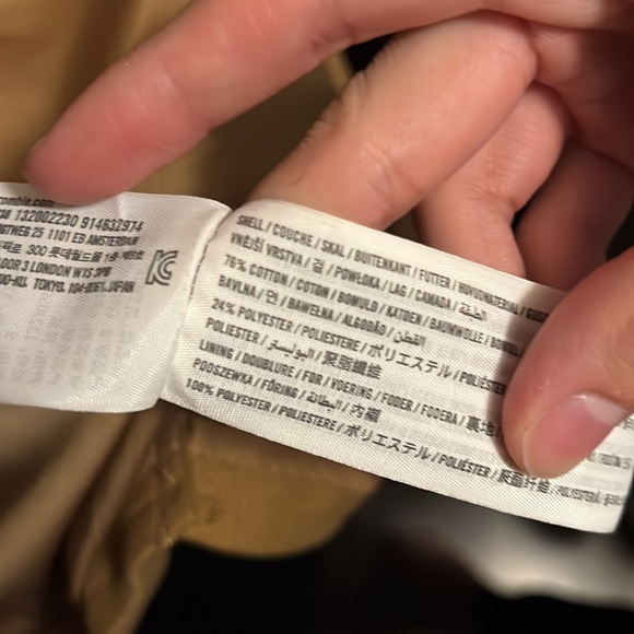 NWT Abercrombie Dinner Shirt Jacket Tan S - Picture 5 of 6